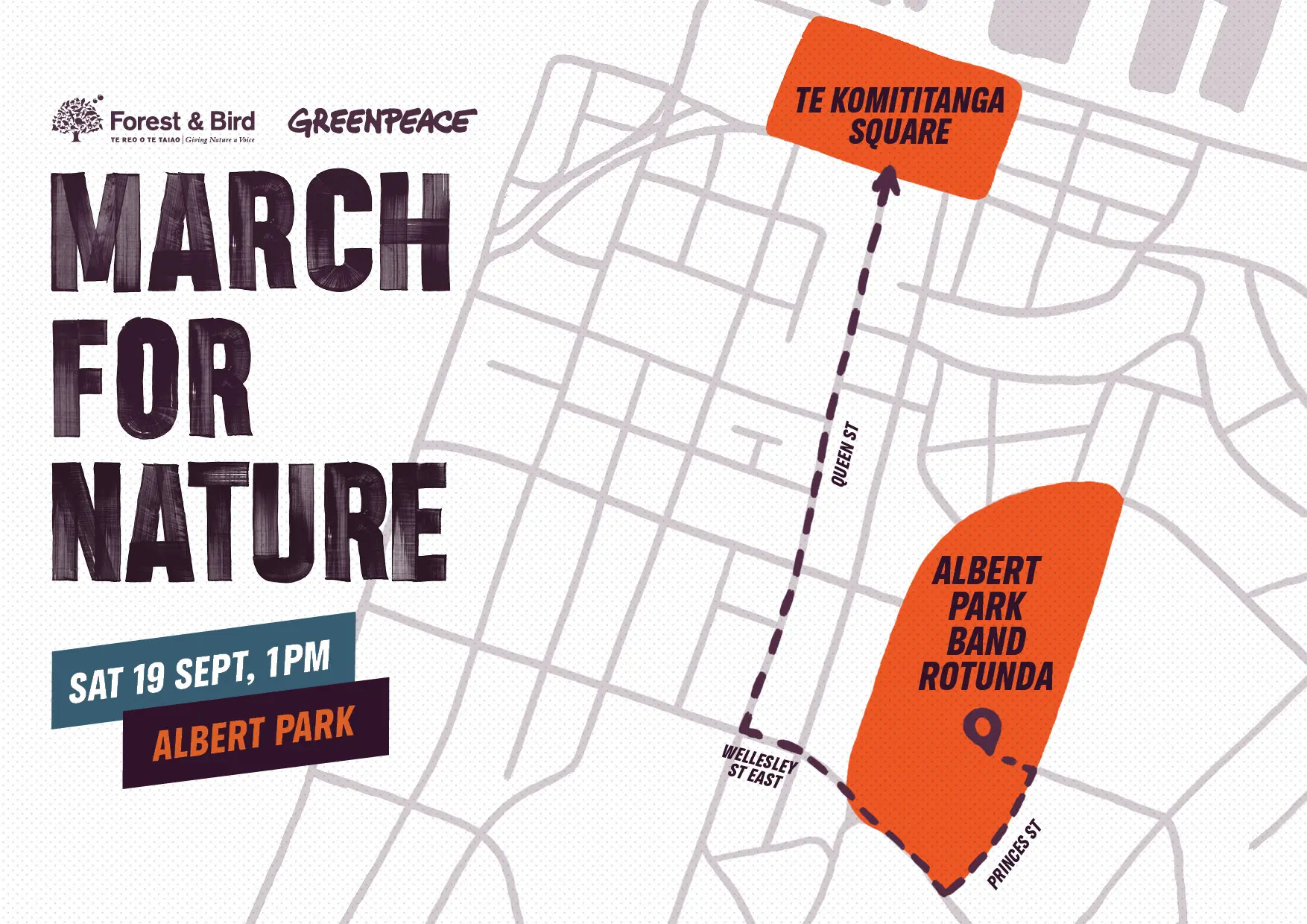 March for Nature Route Map